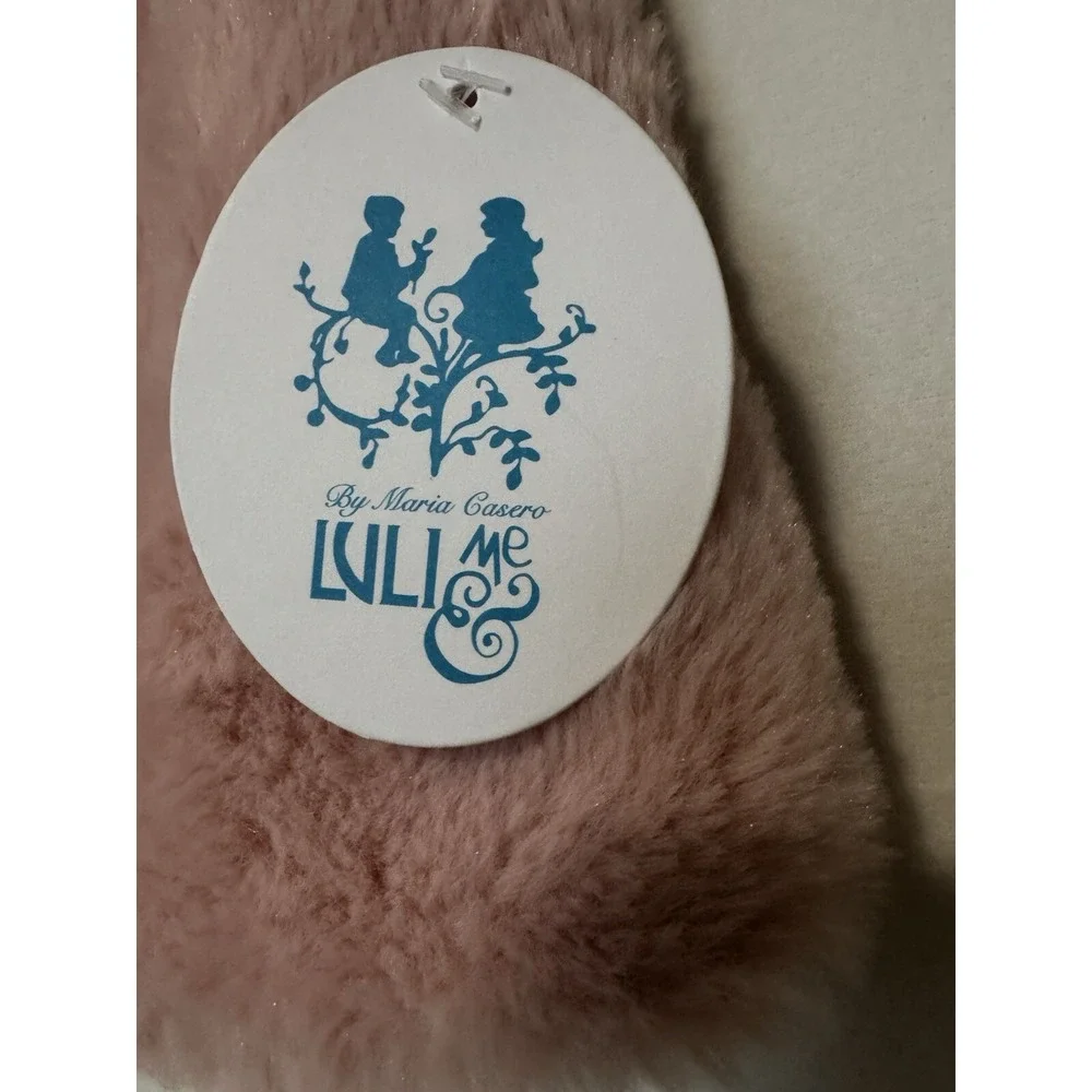 Luli & Me Vest Sz 18 Months Fuzzy Pink‎ Pom Pom Kitten inside NWT
